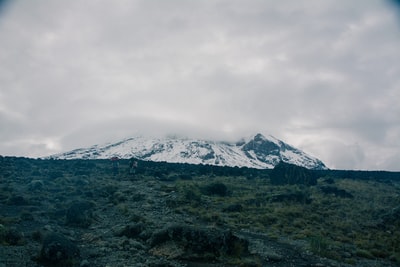 白昼雪山